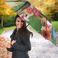 It's 5 o'clock Somewhere Umbrella Hawaiian Tropical Parrots - Wonder Print Shop