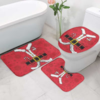Santa Costume Bathroom Set Funny Christmas - Wonder Print Shop