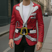 Personalized Santa Costume Blazer Funny Christmas - Wonder Print Shop