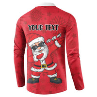 Personalized Santa Costume Button Sweatshirt Funny Christmas - Wonder Print Shop