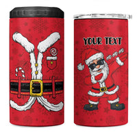 Personalized Santa Costume 4 in 1 Can Cooler Tumbler Funny Christmas - Wonder Print Shop