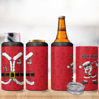Personalized Santa Costume 4 in 1 Can Cooler Tumbler Funny Christmas - Wonder Print Shop