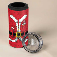 Personalized Santa Costume 4 in 1 Can Cooler Tumbler Funny Christmas - Wonder Print Shop