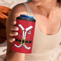 Personalized Santa Costume 4 in 1 Can Cooler Tumbler Funny Christmas - Wonder Print Shop