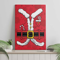 Santa Costume Canvas Wall Art Funny Christmas - Wonder Print Shop