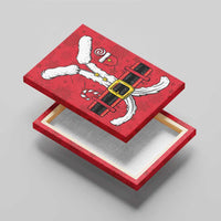 Santa Costume Canvas Wall Art Funny Christmas - Wonder Print Shop