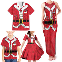 Personalized Santa Costume Family Matching Tank Maxi Dress and Hawaiian Shirt Funny Christmas - Wonder Print Shop
