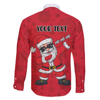 Personalized Santa Costume Family Matching Tank Maxi Dress and Hawaiian Shirt Funny Christmas - Wonder Print Shop