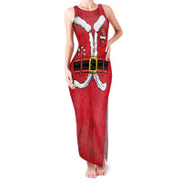 Personalized Santa Costume Family Matching Tank Maxi Dress and Hawaiian Shirt Funny Christmas - Wonder Print Shop