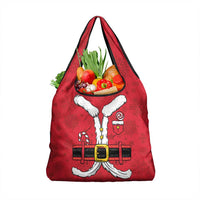 Santa Costume Grocery Bag Funny Christmas - Wonder Print Shop