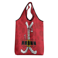 Santa Costume Grocery Bag Funny Christmas - Wonder Print Shop