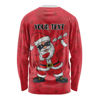 Personalized Santa Costume Long Sleeve Shirt Funny Christmas - Wonder Print Shop
