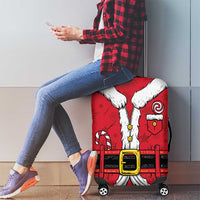 Santa Costume Luggage Cover Funny Christmas - Wonder Print Shop