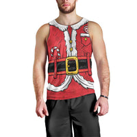 Personalized Santa Costume Men Tank Top Funny Christmas - Wonder Print Shop