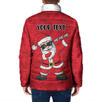 Personalized Santa Costume Padded Jacket Funny Christmas - Wonder Print Shop
