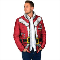 Personalized Santa Costume Padded Jacket Funny Christmas - Wonder Print Shop