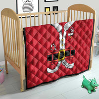 Santa Costume Quilt Funny Christmas - Wonder Print Shop