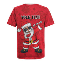 Personalized Santa Costume Rugby Jersey Funny Christmas - Wonder Print Shop