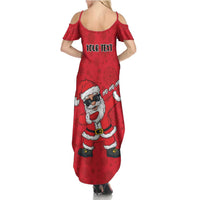 Personalized Santa Costume Summer Maxi Dress Funny Christmas - Wonder Print Shop