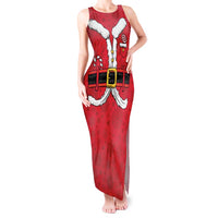 Personalized Santa Costume Tank Maxi Dress Funny Christmas - Wonder Print Shop