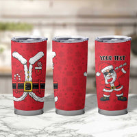 Personalized Santa Costume Tumbler Cup Funny Christmas - Wonder Print Shop