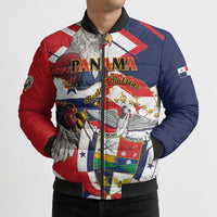 Panama Fiestas Patrias Bomber Puffer Jacket Pro Mundi Beneficio - Wonder Print Shop