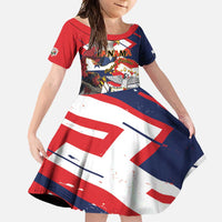 Panama Fiestas Patrias Family Matching Mermaid Dress and Hawaiian Shirt Pro Mundi Beneficio - Wonder Print Shop