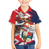 Panama Fiestas Patrias Family Matching Off Shoulder Short Dress and Hawaiian Shirt Pro Mundi Beneficio - Wonder Print Shop