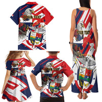 Panama Fiestas Patrias Family Matching Tank Maxi Dress and Hawaiian Shirt Pro Mundi Beneficio - Wonder Print Shop