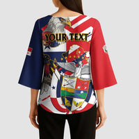 Panama Fiestas Patrias Kimono Sleeve Blouse Pro Mundi Beneficio - Wonder Print Shop