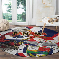 Panama Fiestas Patrias Round Carpet Pro Mundi Beneficio - Wonder Print Shop