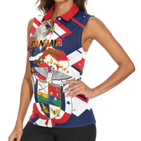 Panama Fiestas Patrias Women Sleeveless Polo Shirt Pro Mundi Beneficio - Wonder Print Shop