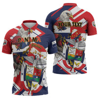 Panama Fiestas Patrias Zipper Polo Shirt Pro Mundi Beneficio - Wonder Print Shop