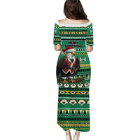 Nigeria Christmas Puletasi Eagle Santa African Pattern - Wonder Print Shop