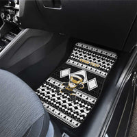 Personalized Power Black Ranger Santa Claus Car Mats Funny Christmas - Wonder Print Shop