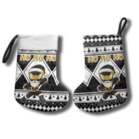 Power Black Ranger Santa Claus Christmas Stocking Funny Christmas - Wonder Print Shop