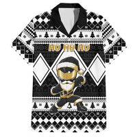 Personalized Power Black Ranger Santa Claus Hawaiian Shirt Funny Christmas - Wonder Print Shop