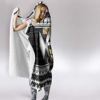 Power Black Ranger Santa Claus Hooded Blanket Funny Christmas - Wonder Print Shop