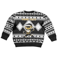 Power Black Ranger Santa Claus Kid Ugly Christmas Sweater Funny Christmas - Wonder Print Shop