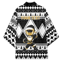 Personalized Power Black Ranger Santa Claus Kimono Funny Christmas - Wonder Print Shop