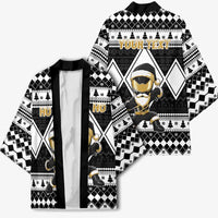 Personalized Power Black Ranger Santa Claus Kimono Funny Christmas - Wonder Print Shop