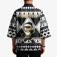 Personalized Power Black Ranger Santa Claus Kimono Funny Christmas - Wonder Print Shop