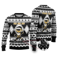 Power Black Ranger Santa Claus Ugly Christmas Sweater Funny Christmas - Wonder Print Shop