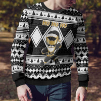 Power Black Ranger Santa Claus Ugly Christmas Sweater Funny Christmas - Wonder Print Shop