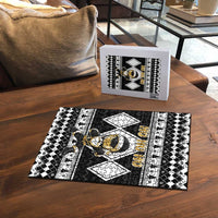 Power Black Ranger Santa Claus Puzzle Funny Christmas - Wonder Print Shop