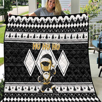 Power Black Ranger Santa Claus Quilt Funny Christmas - Wonder Print Shop