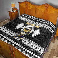 Power Black Ranger Santa Claus Quilt Funny Christmas - Wonder Print Shop
