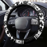 Power Black Ranger Santa Claus Steering Wheel Cover Funny Christmas - Wonder Print Shop