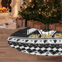 Power Black Ranger Santa Claus Tree Skirt Funny Christmas - Wonder Print Shop