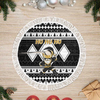 Power Black Ranger Santa Claus Tree Skirt Funny Christmas - Wonder Print Shop